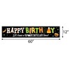 Big Dot of Happiness Jack-O'-Lantern Halloween - Happy Birthday Kids Halloween Decorations Party Banner - 2 of 4