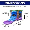 Herokiddo 14'x18' Enchanted Forest Commercial Grade Bounce House with Dual Slide, Detachable Pool, and Basketball Hoop. - 3 of 4