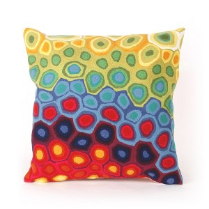 Liora Manne Visions III Abstract Indoor/Outdoor Pillow.. - 1 of 4