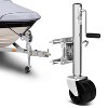 Trailer Jack, Boat Trailer Jack - 1500 Lbs Heavy Duty Swivel Jack with 13¡± Lift, 6¡± Dual Wheel, Zinc-Plated for Boat/RV/Camper - 3 of 4