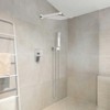 Rainfall Shower System With Storage Rack 10 inch Shower Faucet Set Brushed Nickel with High Pressure with Square Shower Head, Shower Set Wall Mount - 2 of 4