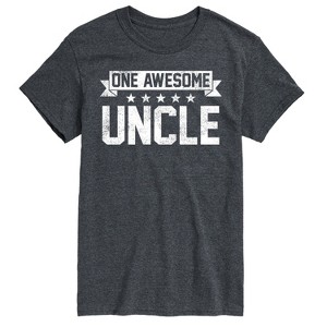 Men's - Instant Message - One Awesome Uncle Short Sleeve Graphic T-Shirt - 1 of 4