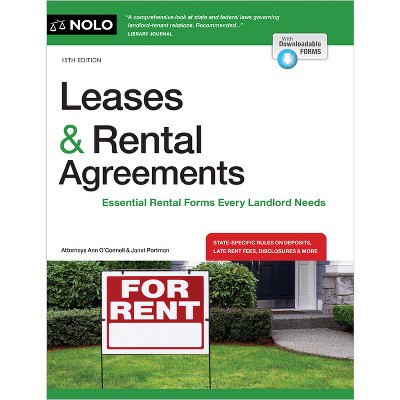 Leases & Rental Agreements - 15th Edition by  Janet Portman & Ann O'Connell (Paperback)