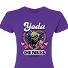 Women's - Star Wars - Valentine Yoda One For Me Fitted Graphic T-Shirt - 2 of 2