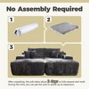 XIZZI 2 Pieces Lounge Chair, 81" Upholstered Boneless Cloud Stupendous Oversized Double Chaise Lounges Couch Indoor, Luxury Sofa Bed Deep Seat - 3 of 4