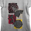 Game of Thrones Family Sigils Women's Heather Gray Graphic Tee - 2 of 2