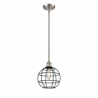 Lake Placid - 1 Light Stem Hung Pendant In Industrial Style-10.25 Inches Tall and 8 Inches Wide