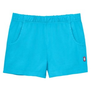 City Threads USA-Made Cotton Girls Soft UPF 50+ Jersey Pocket Shorts - 1 of 4