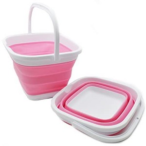 SAMMART 10L (2.6 Gallon) Collapsible Rectangular Handy Basket/Bucket - 1 of 4