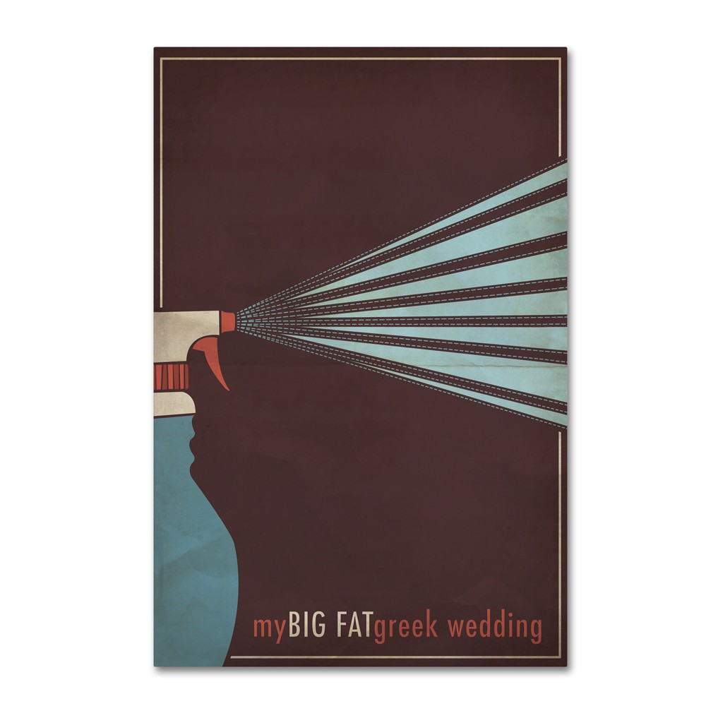 'My Big Fat Greek Wedding' by Megan Romo Ready to Hang Canvas Wall Art was $40.49 now $32.39 (20.0% off)