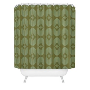Deny Designs Schatzi Brown Danni Boho Olive Shower Curtain - 1 of 3