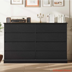 8 Drawer Dressers for Bedroom, Chest of Drawers w/Deep Drawers, Large Double Dresser for Closet with Wide Top for Living Room, Hallway, Kids Room - 1 of 4