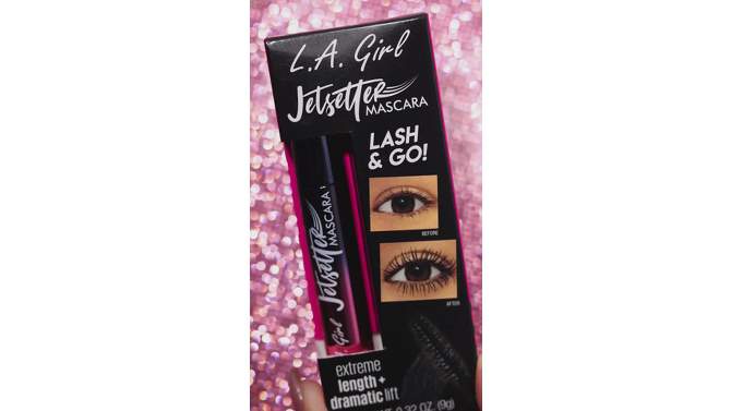 L.A. Girl Brush Jetsetter Liquid Eyeliner - Black - 0.034 fl oz, 6 of 12, play video