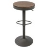 Set of 2 Dakota Adjustable Industrial Barstools - LumiSource - 4 of 4