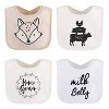 The Peanutshell Baby Girl Terry Bibs, 18 Pack for Feeding, Teething, or Drooling|Neutrals/Pastel Girl - 4 of 4