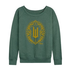 Women's - Wicked - Art Deco Logo Lightweight French Terry Slouchy - 1 of 4
