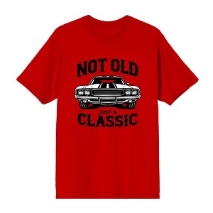 Not Old Just A Classic Adult Crew Neck Short Sleeve Tee - 1 of 2
