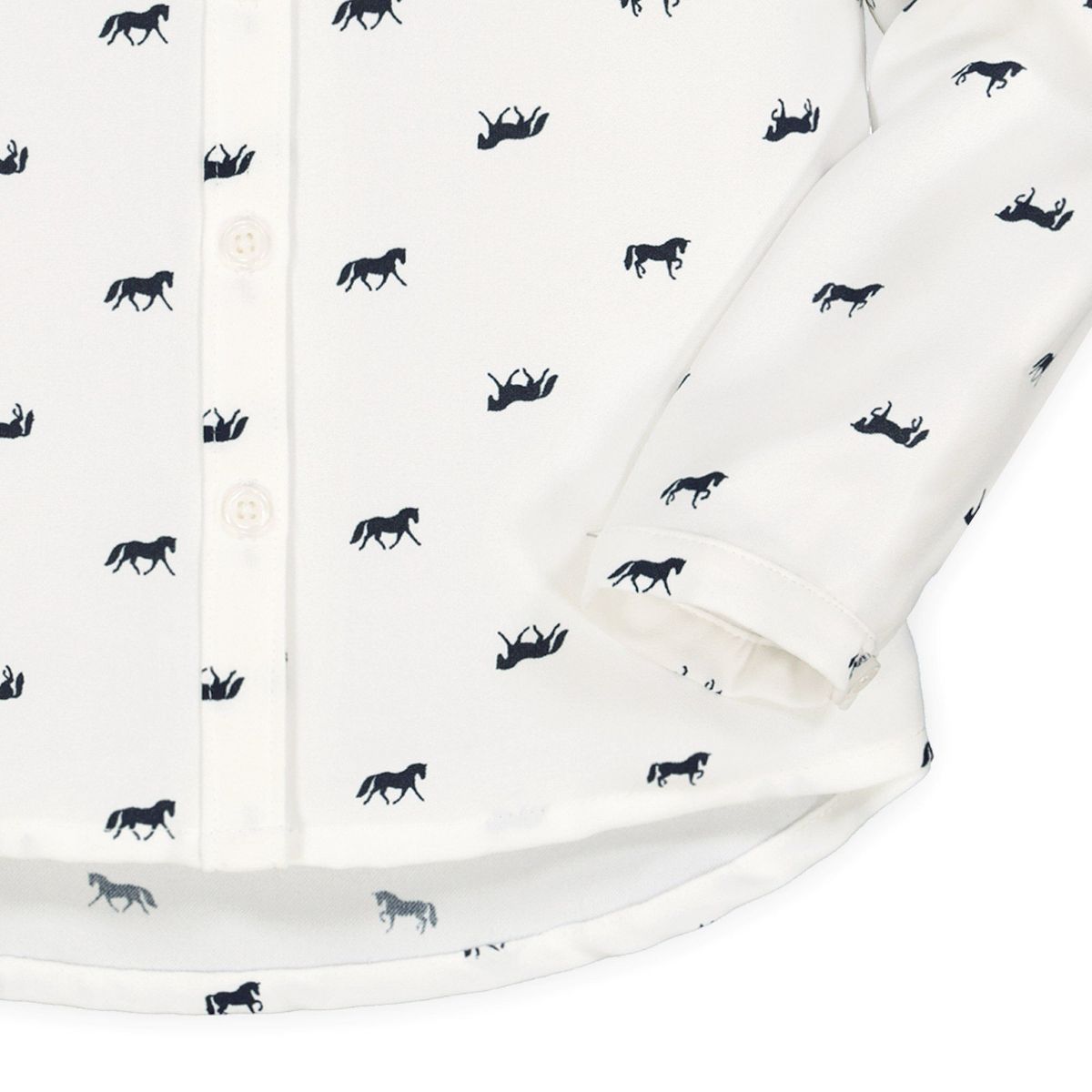 Hope & Henry Girls' Peter Pan Collar Top, Toddler - thumbnail 3