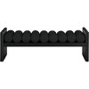 Meridian Furniture,Waverly Boucle Fabric Bench - 3 of 4