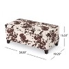 NicBex Modern 39" Storage Bench with Wood Frame for Bedroom and Entryway - 2 of 4