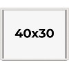 PosterPalooza | Shadow Box 1.5" Depth Silver Picture Frame - UV Acrylic, Backing Board, Hanging Hardware - 2 of 4