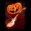 Men's Design By Humans Pumpkin Rocker By cashfish T-Shirt - image 2 of 4