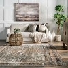 Nuloom Charvi Distressed Medallion Fringe Indoor Area Rug - image 4 of 4