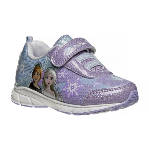 Disney Frozen Ii Girls Sneakers W/ Two White - Lilac Blue, Size: : Target