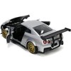 2009 Nissan GT-R (R35) Ben Sopra Silver "I Love the 2000's" Series 1/24 Diecast Model Car by Jada - 3 of 4