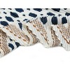 Allegra K Women's Polka Dot Pleated Neck Scarf Rhombus Handkerchief 40x18 inches(LxW) 1 Pc - 4 of 4