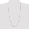 Black Bow Jewelry 1mm Sterling Silver Diamond Cut Solid Octagonal Box Chain Necklace - 2 of 4