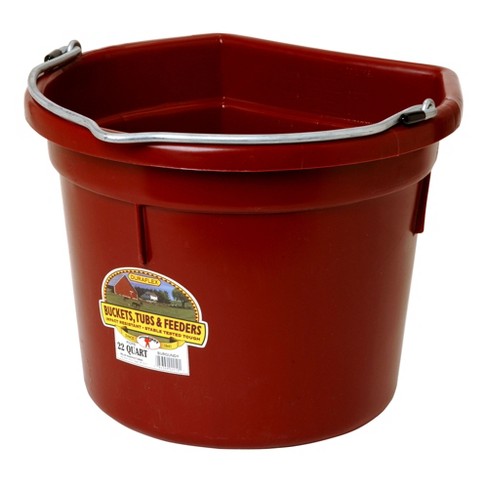 Plastic feed shop buckets