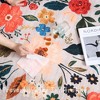 Itopfox Washable Boho Vintage Rug, Non Slip Floral Low Pile for Living Room, Bedroom, Farmhouse, Dining Room, Kids Playroom in Beige - 2 of 4