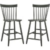 Providence Counter Stool (Set of 2)  - BST8505G - Dusty Green - Safavieh - 2 of 4