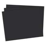 School Smart Railroad Board, 22 x 28 Inches, 6-Ply, Black, Pack of 25