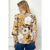 Women's Floral Print Button Down Blouse - Winslow Collection - 2 of 2