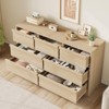 6/7/8 Drawer Dresser for Bedroom, Double Dresser Organizer, Modern Chest of Drawers for Living Room, Nursery and Hallway - 3 of 4