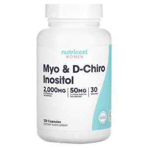 Nutricost Women, Myo & D-Chiro Inositol, 120 Capsules - 1 of 2