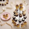 4-Tier Acrylic Cupcake Stand for 36 Cupcakes, Cupcake Tower Made with Finest Food Grade Acrylic, Cupcake Holder Designed with Glassy Stem - 2 of 2