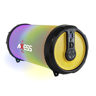 Axess LED Bluetooth Media Speaker in Yellow