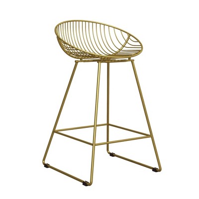 Photo 1 of Ellis Wire Counter Height Barstool - CosmoLiving by Cosmopolitan