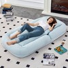 Folding Sofa Chair with 5 Adjustable Positions, Plush Floor Lounge Chair for Gaming, Meditation, Relaxation, and More - 3 of 4