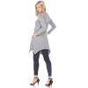 Women's 3/4 Sleeve Makayla Tunic Top with Pockets - White Mark - 3 of 3