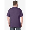 KingSize Men's Big & Tall Shrink-Less Lightweight Henley T-Shirt - 3 of 4