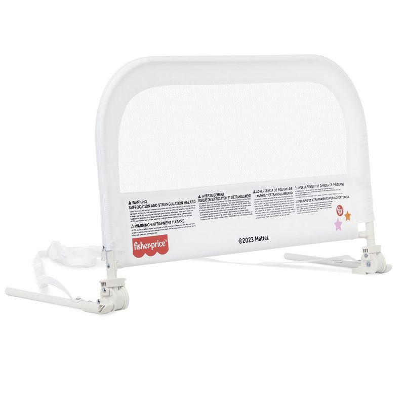 Dream On Me Fisher-Price Little Naps Bed Rail in White, 2 of 9