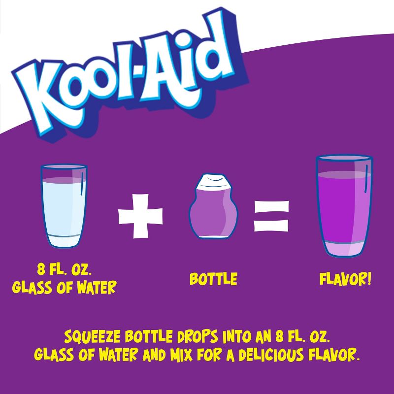 Kool-Aid Grape Liquid Water Enhancer - 1.62 fl oz Bottle, 3 of 16