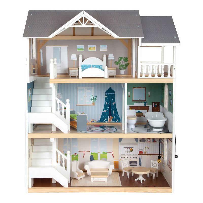 Small Foot Iconic Complete Doll House Playset with Furniture, 2 of 5
