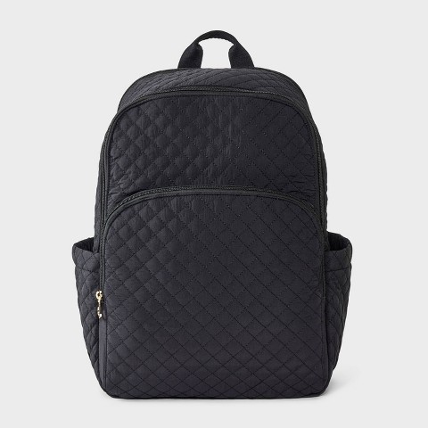 Universal Thread Quilted Dome Backpack - Universal Thread™ Black