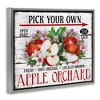 Stupell Industries Pick Your Own Apples Floating Frame Canvas Art - 2 of 4