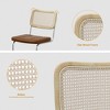 Set of 4/Set of 2 Accent Dining Chair, Rattan Chair for Dining room, Living room-ModernLuxe - 4 of 4